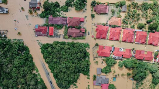 Flooded community